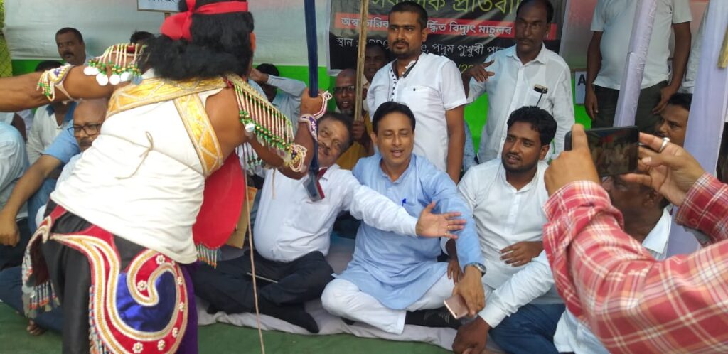 about nayan goswami congress rally