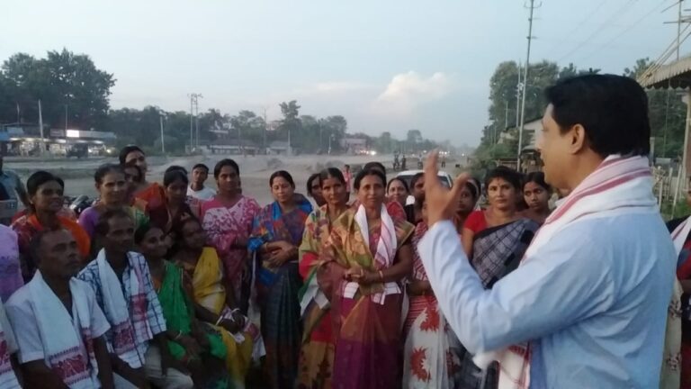 nayan goswami tezpur with society
